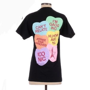 🆕 Jeffree Star Black Valentine's T-shirt with Logo, X-Large, New